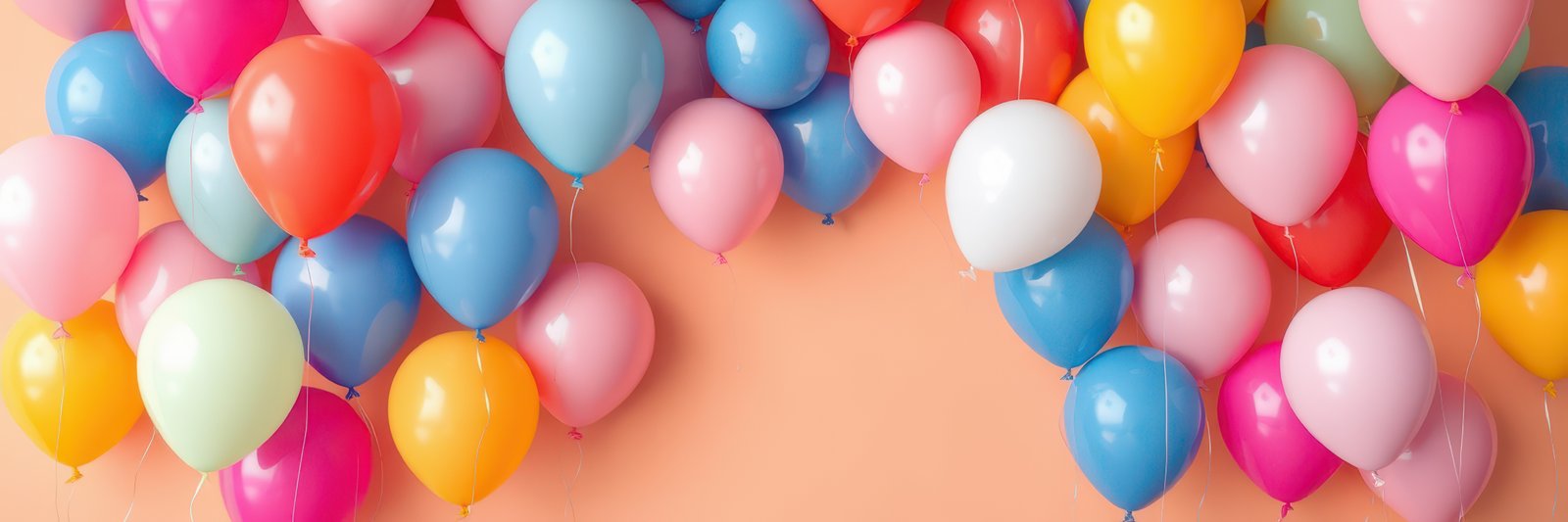 Colorful balloons create a festive atmosphere perfect for celebrations or parties
